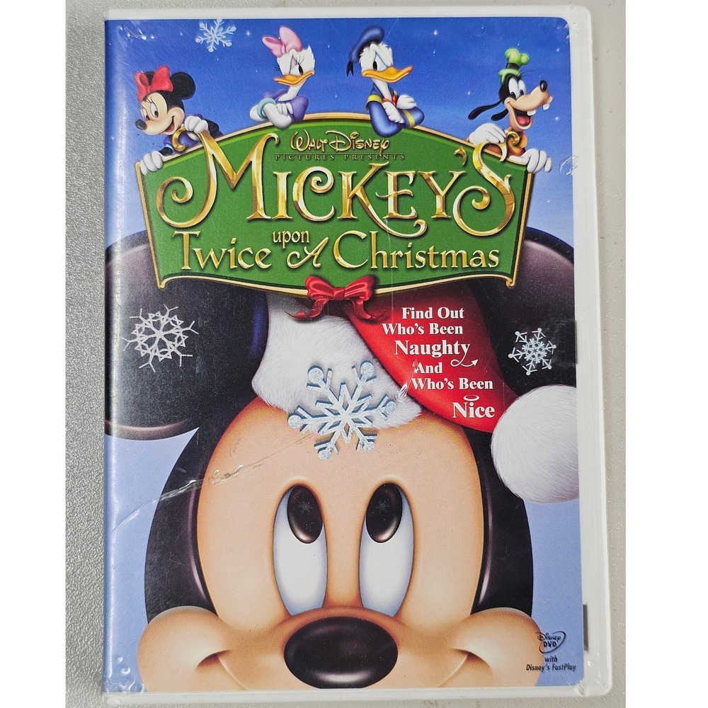 Disney Mickeys Twice Upon a Christmas DVD 2004 Holiday Movie Widescreen G Rated